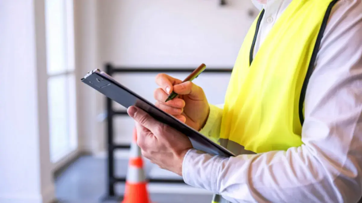 Property snagging report documenting defects identified during a property inspection in the UAE